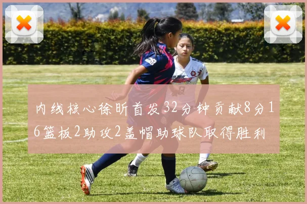 内线核心徐昕首发32分钟贡献8分16篮板2助攻2盖帽助球队取得胜利