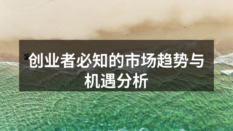 分析市场趋势的关键要素
