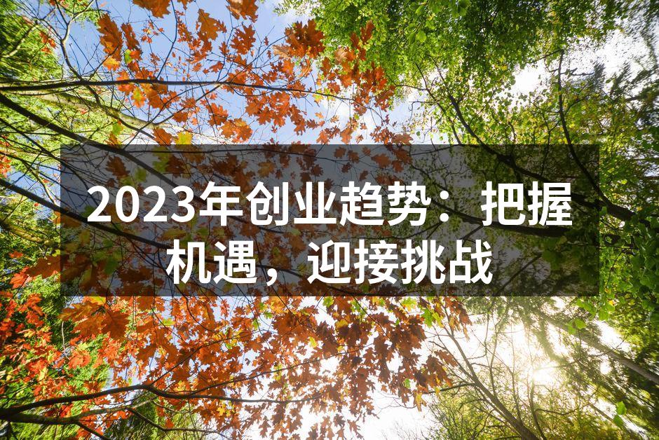 创业者的成功之路